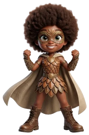 Semilla, la heroína de la naturaleza, personaje infantil de la Liga de la Sostenibilidad